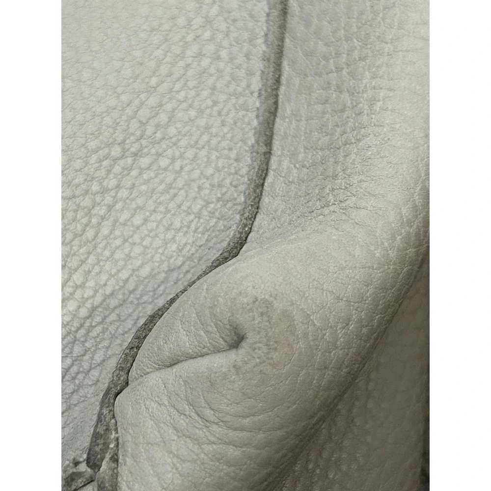 Hammitt Bryant Medium bag is crafted from grey pebbled leather Silver Rivets Med